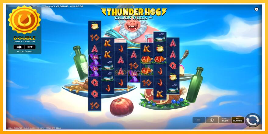 Máquina de jogos Thunder Hog Chaos Reels - chance de ganhar dinheiro, foto 2