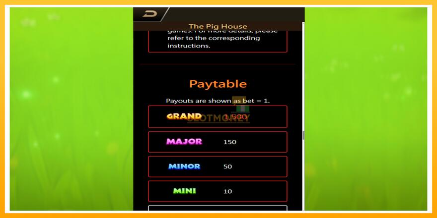 Máquina de jogos The Pig House - chance de ganhar dinheiro, foto 2