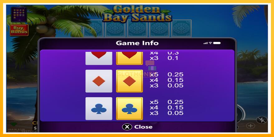 Máquina de jogos Golden Bay Sands - chance de ganhar dinheiro, foto 6