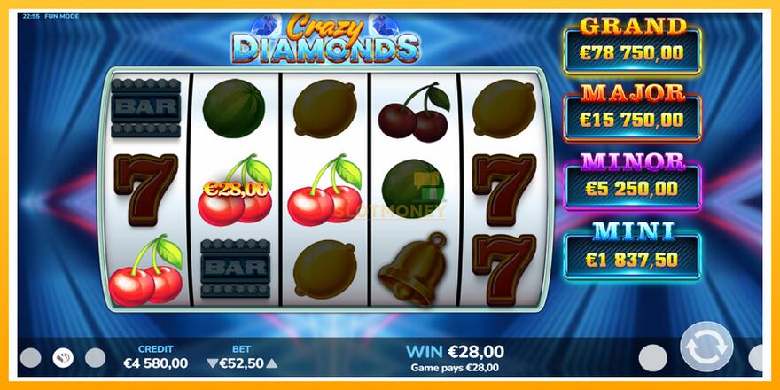 Máquina de jogos Crazy Diamonds - chance de ganhar dinheiro, foto 3