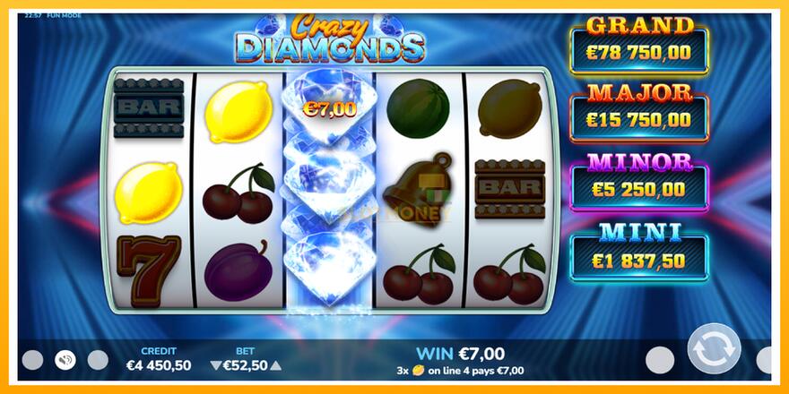 Máquina de jogos Crazy Diamonds - chance de ganhar dinheiro, foto 4