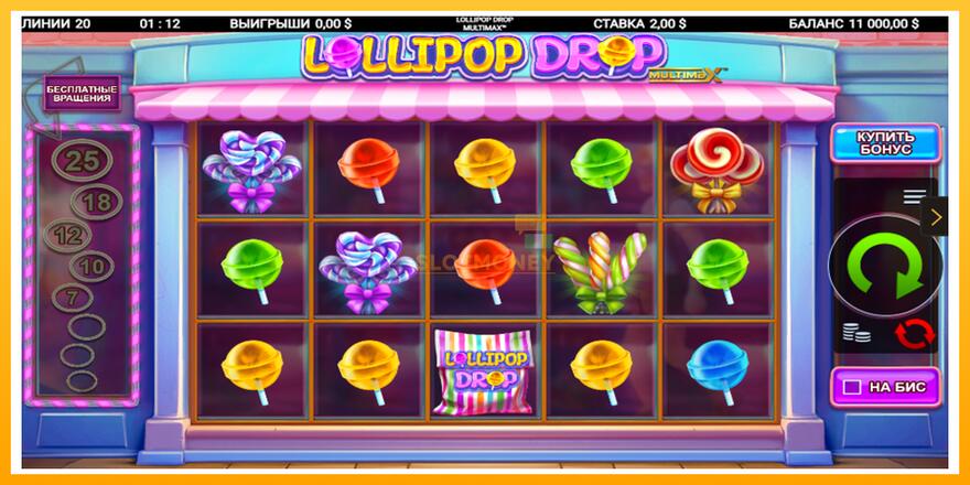 Máquina de jogos Lollipop Drop MultiMax - chance de ganhar dinheiro, foto 2