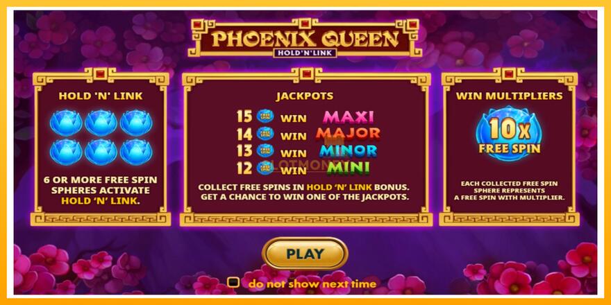 Máquina de jogos Phoenix Queen Hold N Link - chance de ganhar dinheiro, foto 1