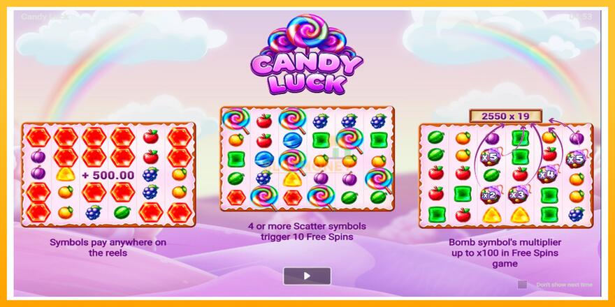 Máquina de jogos Candy Luck - chance de ganhar dinheiro, foto 1