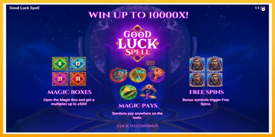 Máquina de jogos Good Luck Spell - chance de ganhar dinheiro, foto 1