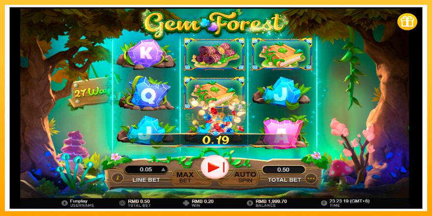 Máquina de jogos Gem Forest - chance de ganhar dinheiro, foto 2