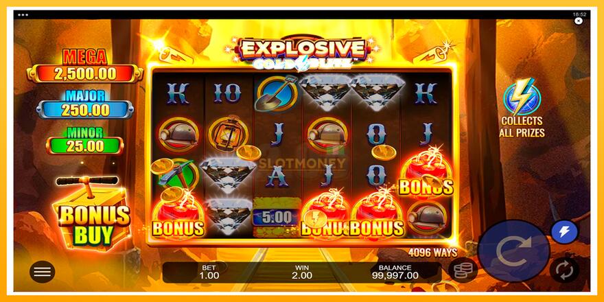 Máquina de jogos Explosive Gold Blitz - chance de ganhar dinheiro, foto 2