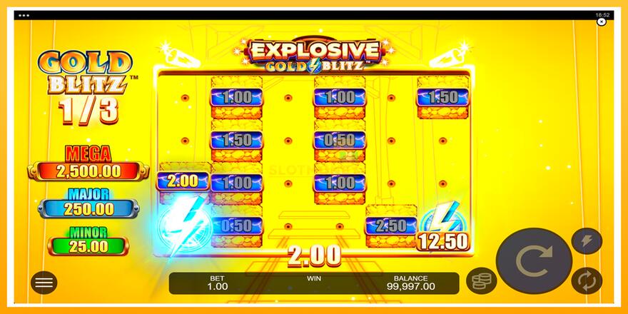 Máquina de jogos Explosive Gold Blitz - chance de ganhar dinheiro, foto 3