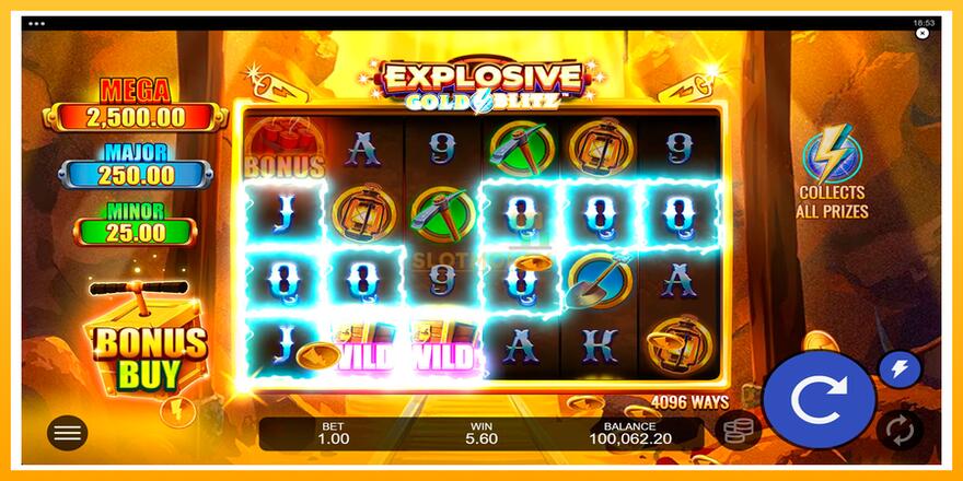 Máquina de jogos Explosive Gold Blitz - chance de ganhar dinheiro, foto 5