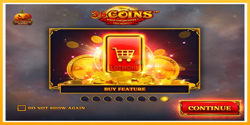 Máquina de jogos 36 Coins Halloween Jackpots - chance de ganhar dinheiro, foto 1