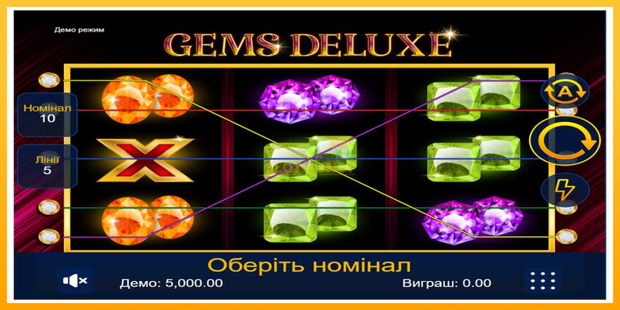 Máquina de jogos Gems Deluxe - chance de ganhar dinheiro, foto 1