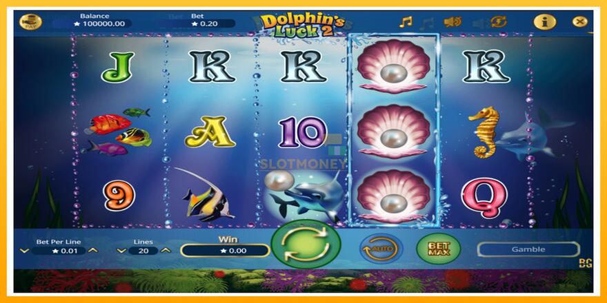 Máquina de jogos Dolphin’s Luck 2 - chance de ganhar dinheiro, foto 1