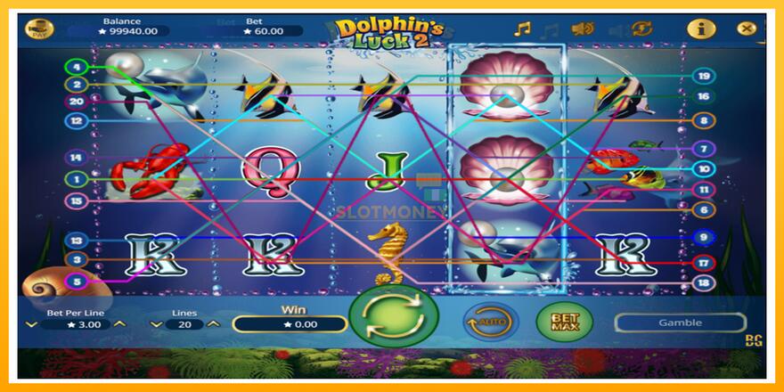 Máquina de jogos Dolphin’s Luck 2 - chance de ganhar dinheiro, foto 2