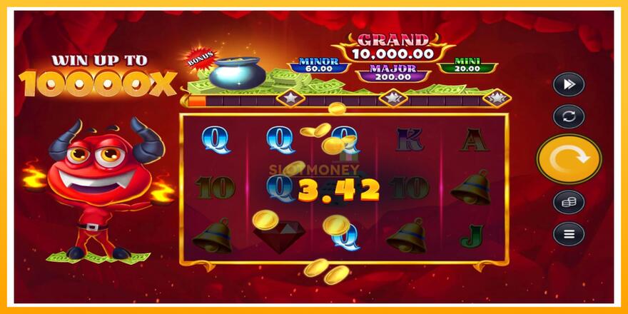 Máquina de jogos Devils Hot Pots - chance de ganhar dinheiro, foto 3