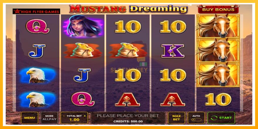 Máquina de jogos Mustang Dreaming - chance de ganhar dinheiro, foto 1