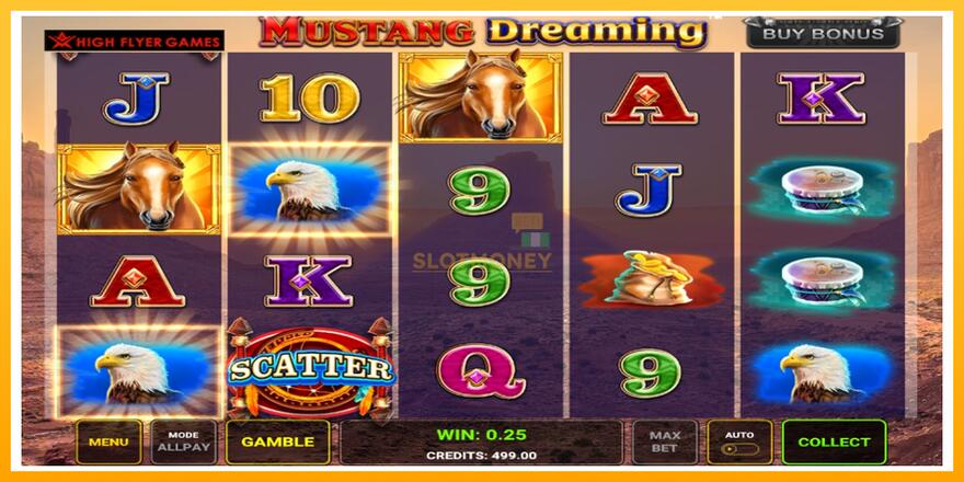 Máquina de jogos Mustang Dreaming - chance de ganhar dinheiro, foto 2