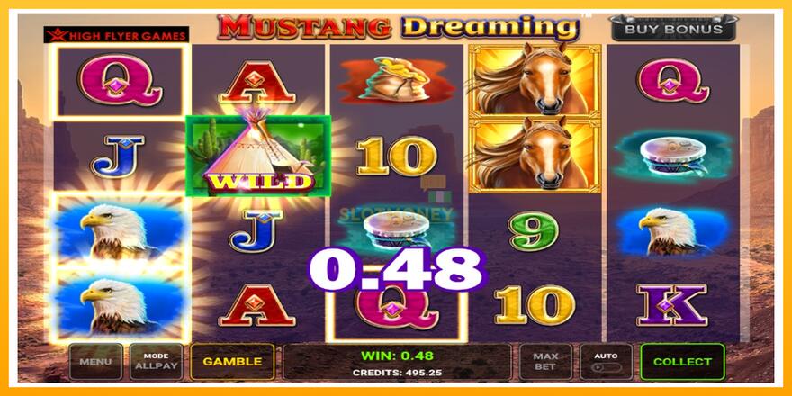 Máquina de jogos Mustang Dreaming - chance de ganhar dinheiro, foto 3