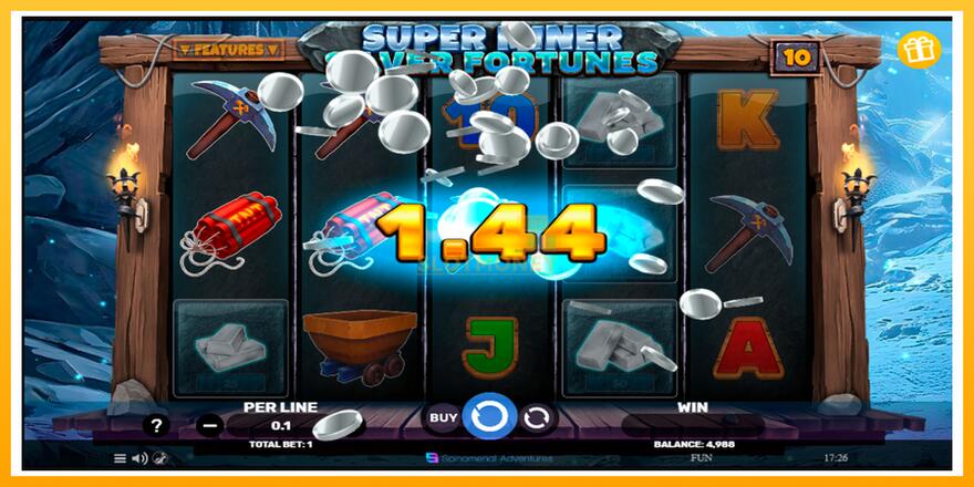 Máquina de jogos Super Miner Silver Fortunes - chance de ganhar dinheiro, foto 2