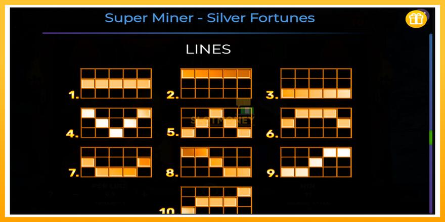 Máquina de jogos Super Miner Silver Fortunes - chance de ganhar dinheiro, foto 7