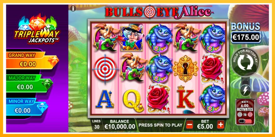 Máquina de jogos Bulls Eye Alice - chance de ganhar dinheiro, foto 2