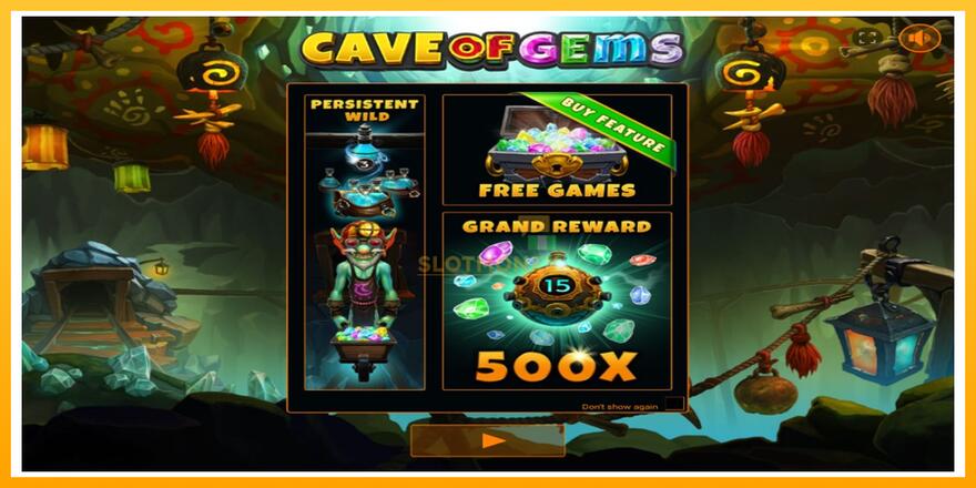 Máquina de jogos Cave of Gems - chance de ganhar dinheiro, foto 1