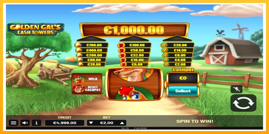 Máquina de jogos Golden Gal’s Cash Tower - chance de ganhar dinheiro, foto 2