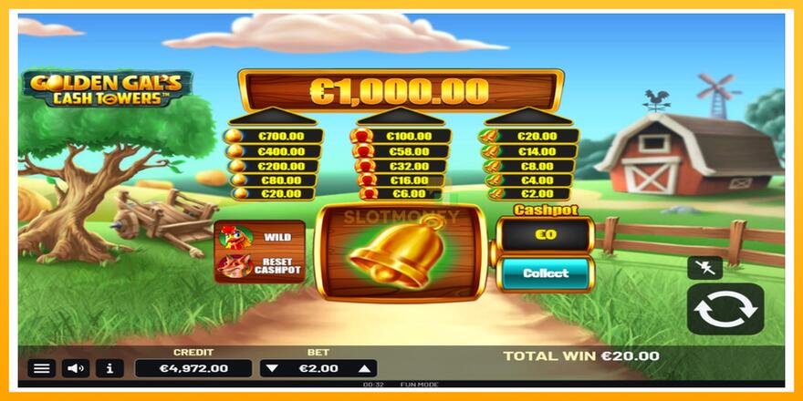 Máquina de jogos Golden Gal’s Cash Tower - chance de ganhar dinheiro, foto 3