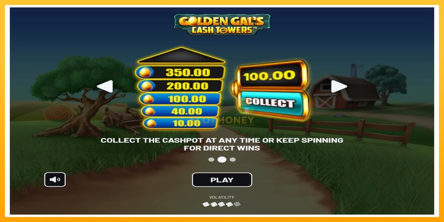 Máquina de jogos Golden Gal’s Cash Tower - chance de ganhar dinheiro, foto 4