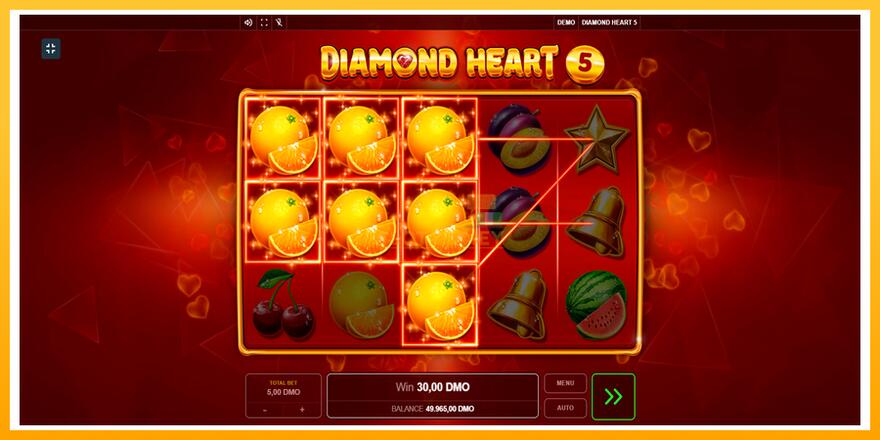 Máquina de jogos Diamond Heart 5 - chance de ganhar dinheiro, foto 3