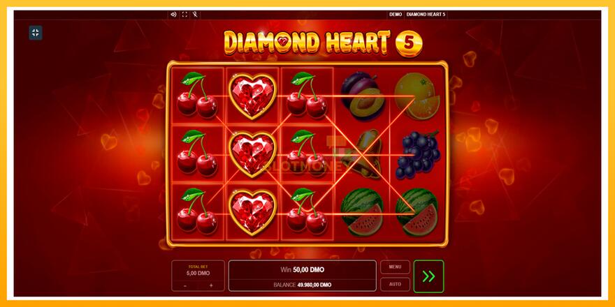 Máquina de jogos Diamond Heart 5 - chance de ganhar dinheiro, foto 4