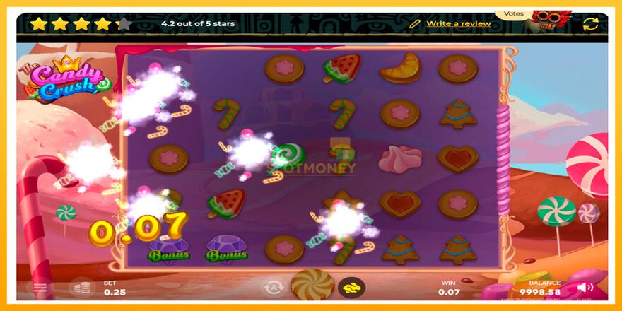 Máquina de jogos Candy Splasher - chance de ganhar dinheiro, foto 3