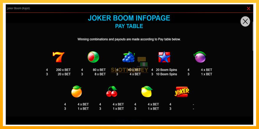 Máquina de jogos Joker Boom - chance de ganhar dinheiro, foto 2