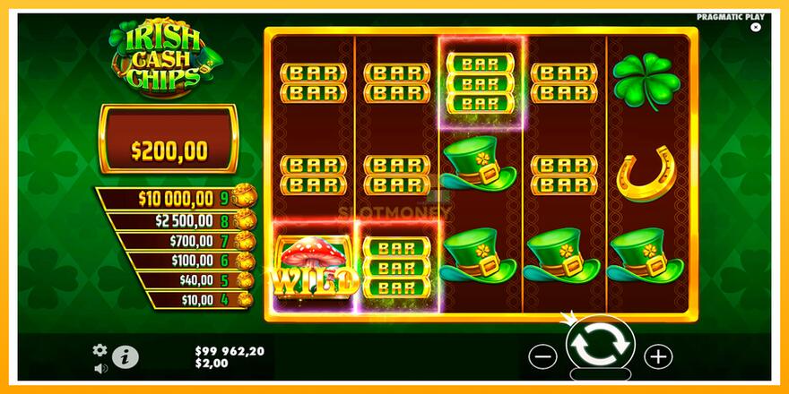 Máquina de jogos Irish Cash Chips - chance de ganhar dinheiro, foto 4