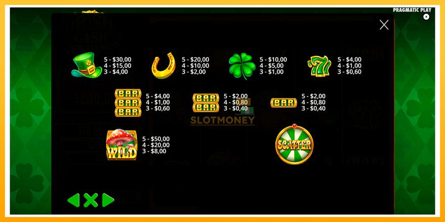 Máquina de jogos Irish Cash Chips - chance de ganhar dinheiro, foto 7