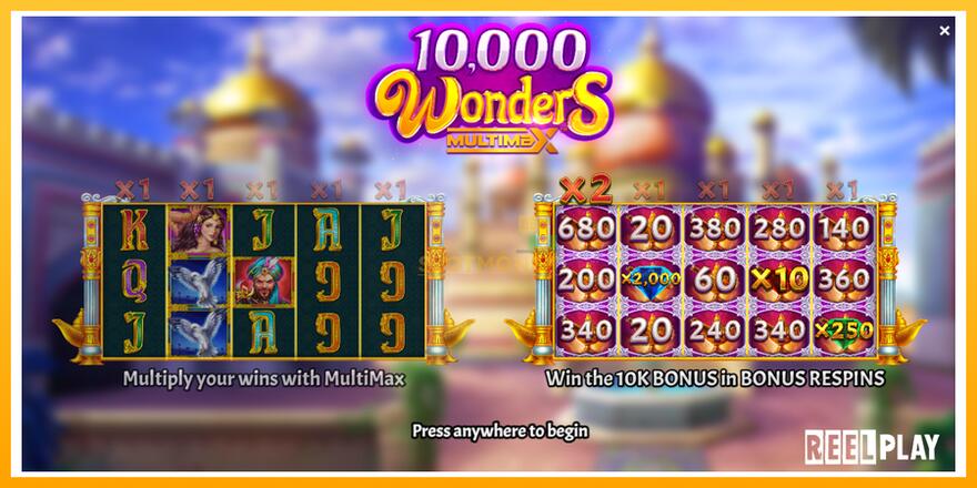 Máquina de jogos 10,000 Wonders Multimax - chance de ganhar dinheiro, foto 1