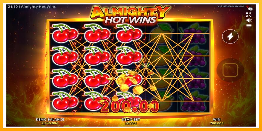 Máquina de jogos Almighty Hot Wins - chance de ganhar dinheiro, foto 2