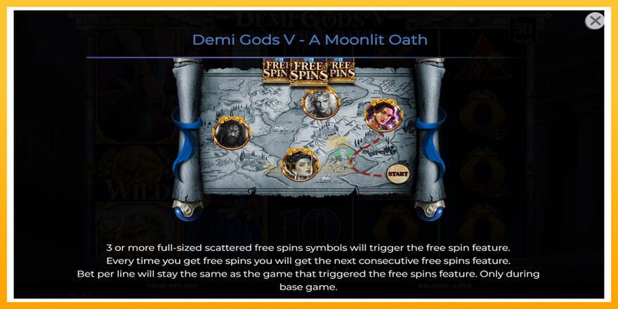 Máquina de jogos Demi Gods V – A Moonlit Oath - chance de ganhar dinheiro, foto 5