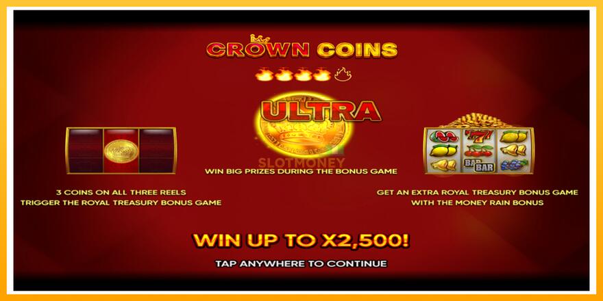 Máquina de jogos Crown Coins - chance de ganhar dinheiro, foto 1