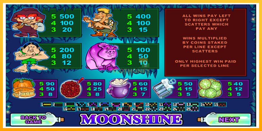 Máquina de jogos Moonshine - chance de ganhar dinheiro, foto 5