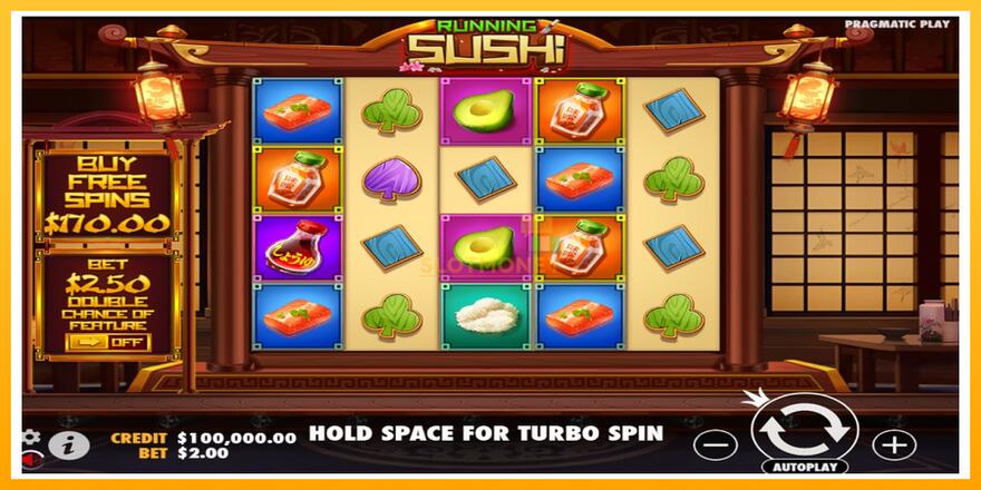 Máquina de jogos Running Sushi - chance de ganhar dinheiro, foto 1