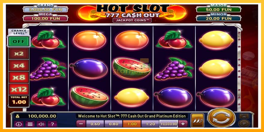 Máquina de jogos Hot Slot: 777 Cash Out Grand Platinum Edition - chance de ganhar dinheiro, foto 1