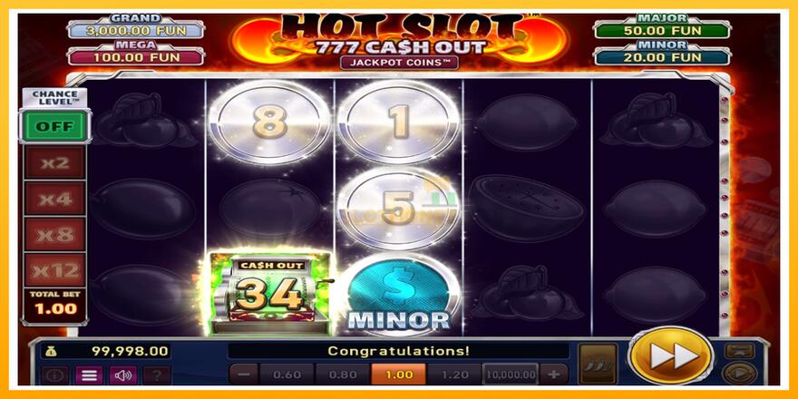 Máquina de jogos Hot Slot: 777 Cash Out Grand Platinum Edition - chance de ganhar dinheiro, foto 2