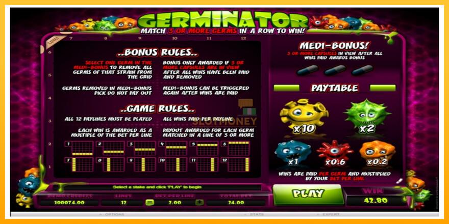 Máquina de jogos Germinator - chance de ganhar dinheiro, foto 2