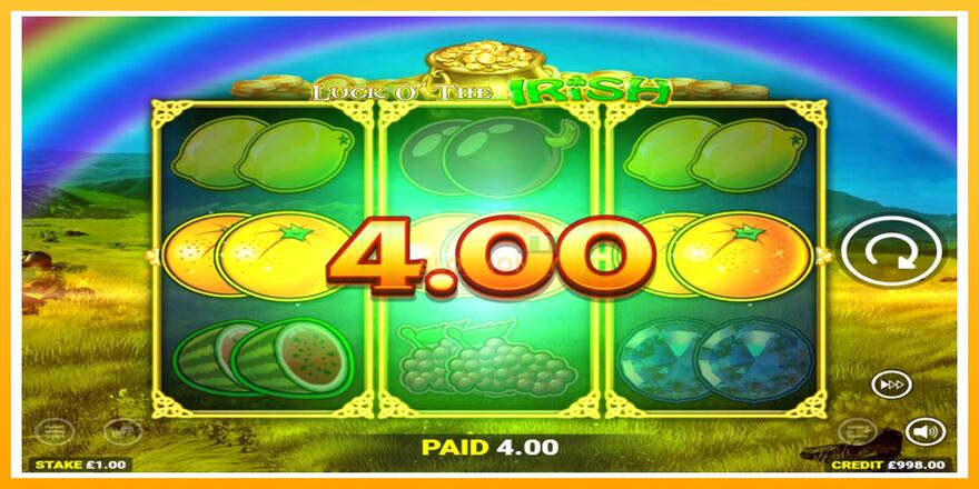 Máquina de jogos Luck O’ The Irish Cash Strike - chance de ganhar dinheiro, foto 3