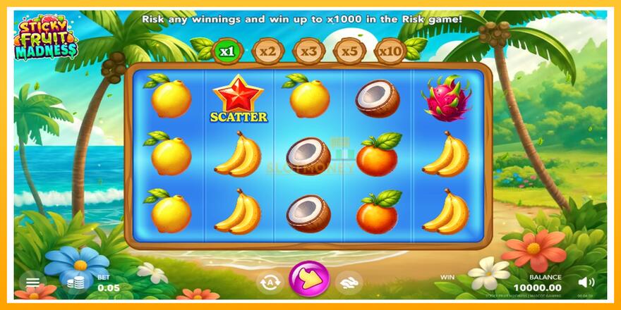 Máquina de jogos Sticky Fruit Madness - chance de ganhar dinheiro, foto 1