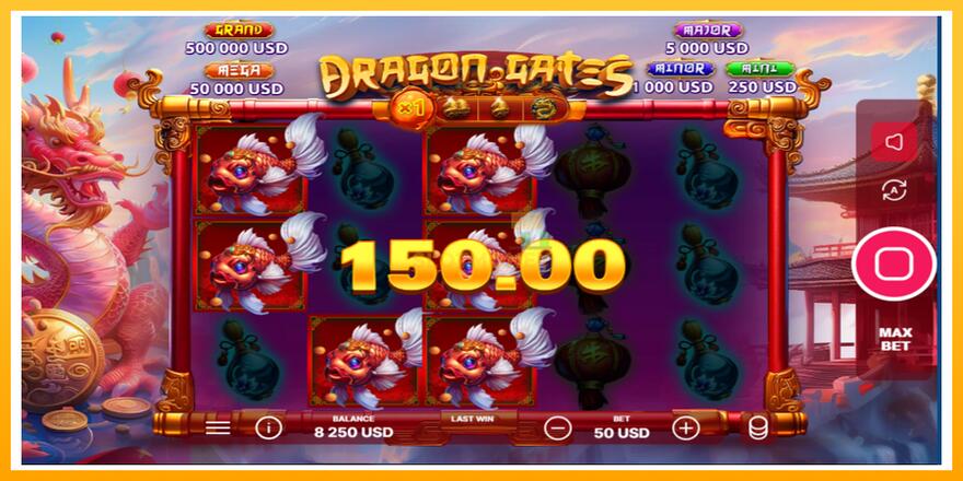 Máquina de jogos Dragon Gates - chance de ganhar dinheiro, foto 3