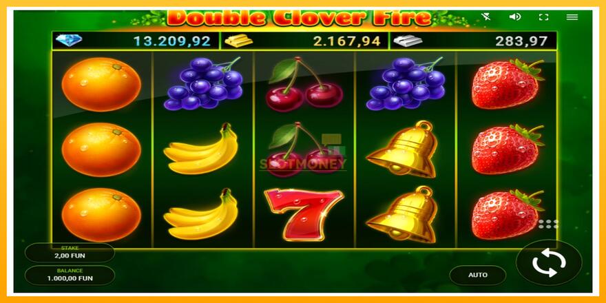 Máquina de jogos Double Clover Fire - chance de ganhar dinheiro, foto 1