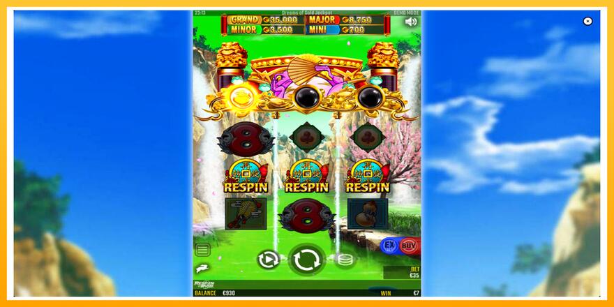 Máquina de jogos Dreams of Gold Jackpot - chance de ganhar dinheiro, foto 3