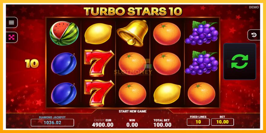 Máquina de jogos Turbo Stars 10 - chance de ganhar dinheiro, foto 2