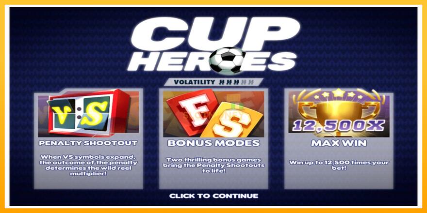 Máquina de jogos Cup Heroes - chance de ganhar dinheiro, foto 1